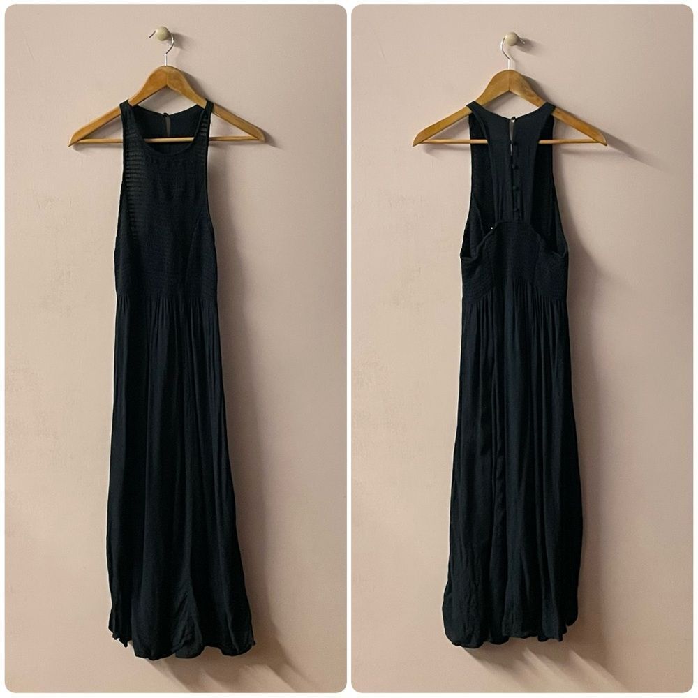 Kimchi Blue Black Beach Maxi Dress Size M GUC